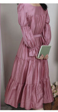 Square Neckline Pink Dream Dress