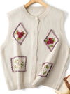 Naturecore Floral Embroidered Waistcoat