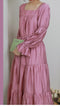 Square Neckline Pink Dream Dress