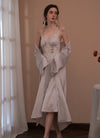 Romantic Sheer Lace Bodice Nightgowns & Night Robe 2pcs Set