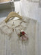 Quality Lace Embroidered Dress With Cute Bunny Brooch