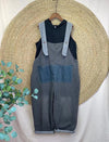 Patchwork Denim Dungarees