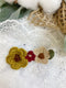 Cute Hand Crocheted Flowers Hair Pin