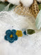 Cute Hand Crocheted Flowers Hair Pin