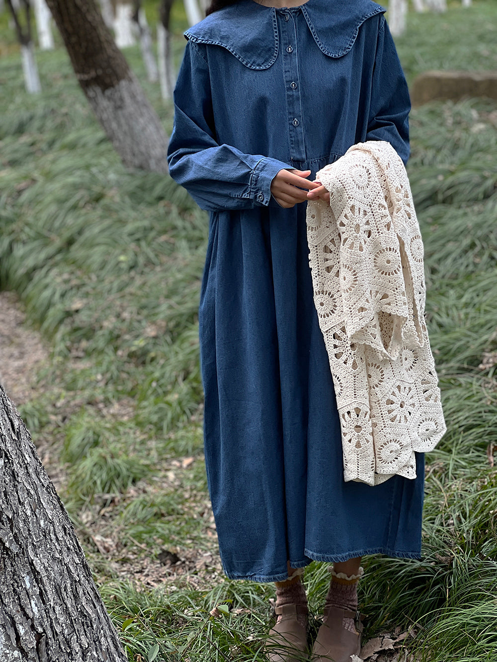 Crocheted Slip Dress The Cottagecore