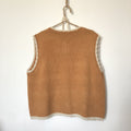 Forestcore Embroidered Knitted Vest