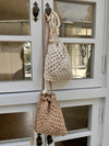 Cute Crocheted Drawstring Bag