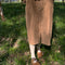 Basic Corduroy Skirt With Pockets