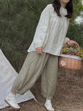 Quality Loose Fit Linen Bloomers
