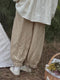 Quality Loose Fit Linen Bloomers