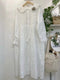 Quality Embroidered Lace Dress With Brooch