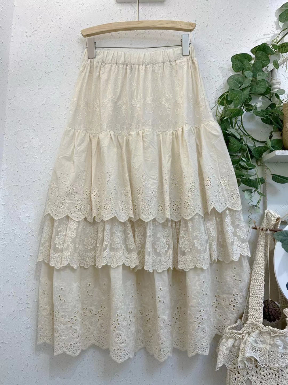 Multi Layered Lace Skirt– The Cottagecore
