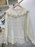 Quality Embroidered Cotton Lace Blouse