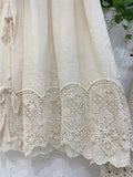 High Quality 100% Cotton Lace Skirt