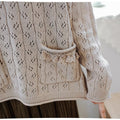 Hand Embroidered Collar Cute Sweater
