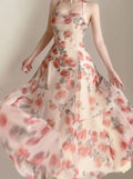 Gorgeous Halter Neck Floral Print Dress
