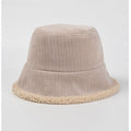 Corduroy Fleece 2-Way Bucket Hat