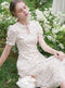 Fairycore Lace Floral Dress