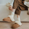 Warm Solid Color Woolen Socks